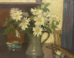 OGILVIE Lilian,Still Life of Marguerites in a Vase,Duggleby Stephenson (of York) UK 2024-01-05