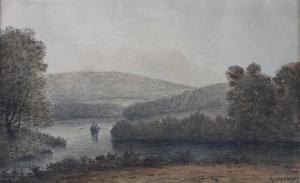 OGLE George 1765-1828,LANDSCAPE WITH PEOPLE FISHING,Potomack US 2020-06-30