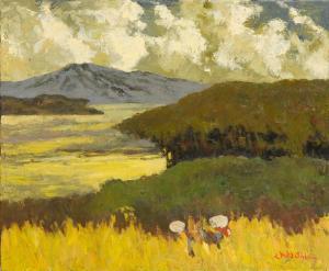 OHL Frits Lucien N 1904-1976,Indonesian landscape,Zeeuws NL 2014-06-04