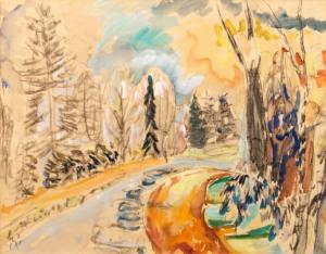 OHM Wilhelm 1905-1965,Forest Path,Stahl DE 2023-06-23