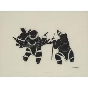 OHOVELUK Mona 1935-1992,REACHING CAMP,1975,Waddington's CA 2020-11-26