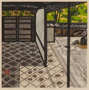 OKIIE Hashimoto 1899-1993,Stone Garden No. 4,1961,John Moran Auctioneers US 2024-02-27