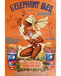 OKLEY 1924-2007,L'Eléphant Bleu Feria De Rio - ( Le restaurant Tha,Artprecium FR 2020-07-10