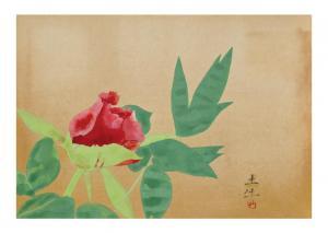 OKUMURA Togyu 1889-1990,PEONY,Ise Art JP 2023-12-10