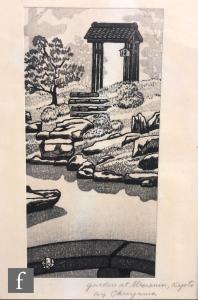 OKUYAMA Gihachiro 1907-1981,Garden at Shoren-in,Kyoto,Fieldings Auctioneers Limited GB 2022-01-13
