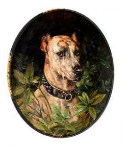 OLARIA Federico 1849-1898,Portrait de chien,Millon & Associés FR 2021-12-19