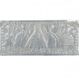 OLATUNDE Asiru 1918-1993,Osogbo, ceremonial tribal figural scene,Ripley Auctions US 2024-12-14