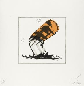 OLDENBURG Claes Thure 1929-2022,Butt for Gantt (A.&P. 230),1991,Bonhams GB 2018-11-08