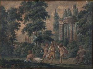 OLDHAM JOHN 1779-1840,Putti Dancing to the Pipes of Pan,Adams IE 2014-05-11