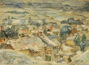 OLDOICH Blazicek 1883-1953,Winter,1913,Palais Dorotheum AT 2011-11-26