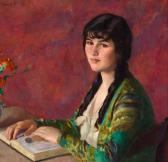 OLINSKY Ivan Gregorevitch 1878-1962,Young woman reading,Bonhams GB 2009-12-01