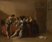 OLIS Jan 1610-1676,Cheerful dinner party,im Kinsky Auktionshaus AT 2022-12-06