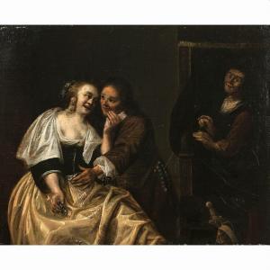 OLIS Jan 1610-1676,COUPLE DE BUVEURS,Tajan FR 2024-03-18