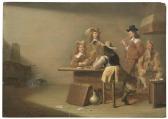 OLIS Jan 1610-1676,Soldiers smoking and playing cards in an interior,Bonhams GB 2016-07-06