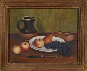 OLIVE TAMARI Henri 1898-1980,Nature morte aux raisins et à la cruche,Conan-Auclair FR 2023-04-15