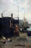 OLIVER William 1804-1853,Fishermen on the quayside,Gorringes GB 2009-02-04