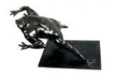 OLIVIER CHALMIN,Bronze à patine noire signée sur la base et numérotée 4/8.,Libert FR 2008-06-11