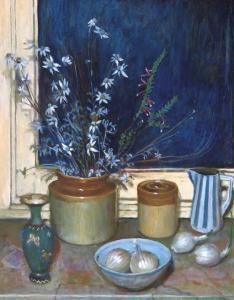 OLLEY Margaret Hannah 1923-2011,Still Life, Flannel Flowers and Onions,Christie's GB 2001-08-28