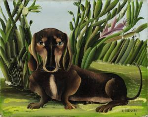 OLLIVARY Annette 1926,Le basset d'André Romanet,1960,Sotheby's GB 2021-03-16