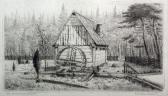 OLLSON SANDA E 1900-1900,Woodland scene with mill,1978,Canterbury Auction GB 2012-04-03