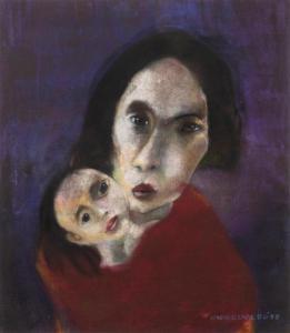 OLMEDO Onib 1936-1996,Mother and Child,1995,Leon Gallery PH 2024-03-09