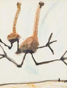 OLSEN John Henry 1928-2019,EMUS,1982,GFL Fine art AU 2015-05-26