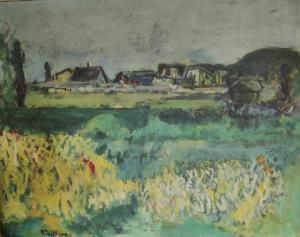 OLSEN Rudi 1937-2000,Landscape,1953,Bruun Rasmussen DK 2022-09-22