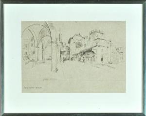 OLSSON Gottfrid 1890-1979,Ponte Vecchio,1934,Allgauer DE 2016-04-08