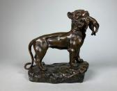 OMERTH Georges 1895-1925,Lionne et lionceau,Saint Germain en Laye encheres-F. Laurent FR 2020-07-12