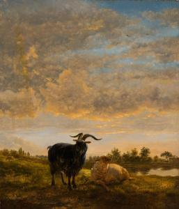 OMMEGANCK Balthazar Paul 1755-1826,Landscape with Goats and Sheep,1801,La Suite ES 2023-03-30