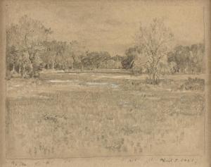 ONDERDONK Julian Robert 1882-1922,11 Miles Out On Blanco Road,1921,Simpson Galleries US 2023-05-20