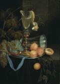 ONGHERS Jan 1656-1735,A still life with apricots, grapes, a wine glass a,Bonhams GB 2009-04-21