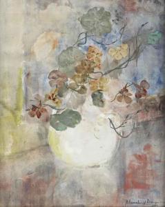 ONNES Menso Kamerlingh 1860-1925,An East Indian cress in a white vase,1895,Christie's GB 2014-10-07