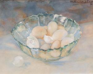ONNES Menso Kamerlingh 1860-1925,Eieren in een kristallen schaal,1993,Venduehuis NL 2016-06-25