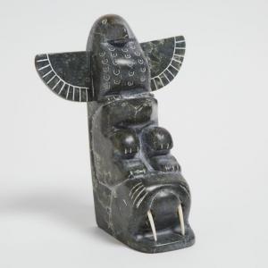 OOMAYOUALOOK Isa 1915-1976,TOTEM POLE,1955,Waddington's CA 2021-06-10