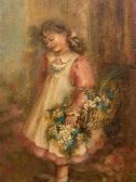 Oosthuizen Anna,Girl with Flowers,1990,5th Avenue Auctioneers ZA 2017-10-15