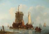 OPDENHOFF George Wilhelm,A vis hoeker and other Dutch fishing ships riding ,Christie's 2000-07-04