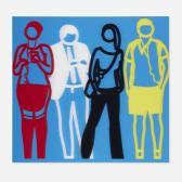 OPIE Julian 1958,Red White Black Yellow (from the Standing People p,2020,Wright US 2025-07-17