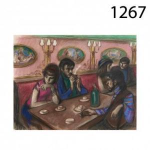 OPISSO Alfredo 1847-1966,Figuras en el bar,Lamas Bolaño ES 2017-07-19