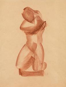 OPITZ Ferdinand 1885-1956,Kneeling nude,im Kinsky Auktionshaus AT 2019-02-26