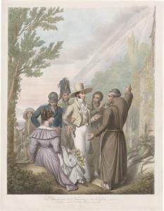 OPIZ Georg Emanuel 1775-1841,L'Arivée prés l'Hermitage sur le Vesuve,Galerie Bassenge DE 2023-12-01