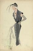 OPPENHEIM Hedwig 1900-1900,Folio of fashion drawings and designs for advertis,Christie's 2010-10-05
