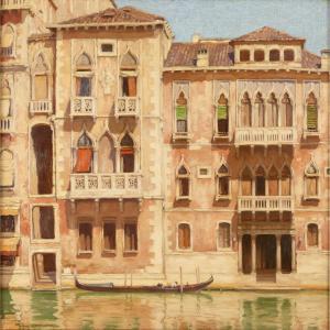 OPPENHEIMER Charles 1875-1961,ON THE GRAND CANAL, VENICE,Lyon & Turnbull GB 2023-12-07