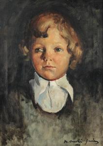 ORACKI SERWIN Mieczyslaw 1912-1977,Portret chłopczyka,1941,Sopocki Dom Aukcjny PL 2018-05-23