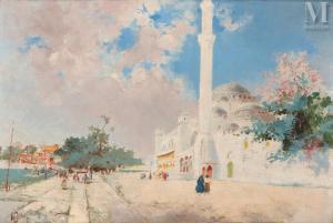 ORAZI Manuel 1860-1934,Yeni Cami, Istambul,Millon & Associés FR 2023-12-16