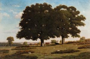 ORDWAY Alfred 1819-1897,Cows Beneath Trees,1886,Skinner US 2020-07-16