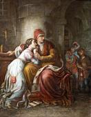 ORLAY PETRICH Soma 1822-1880,Queen Mary and Elisabeth in the prison of Novigr,1879,Nagyhazi galeria 2015-05-27