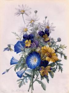 ORLEANS EUGENE ADELAIDE LOUISE D' 1777-1847,Eté de fleurs,1821,Binoche et Giquello FR 2015-03-27