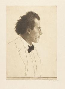 ORLIK Emil 1870-1932,Der Komponist Gustav Mahler,1902,Ketterer DE 2014-12-05