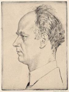 ORLIK Emil 1870-1932,Porträt des Dirigenten Wilhelm Furtwängler,1928,Galerie Bassenge DE 2014-05-31